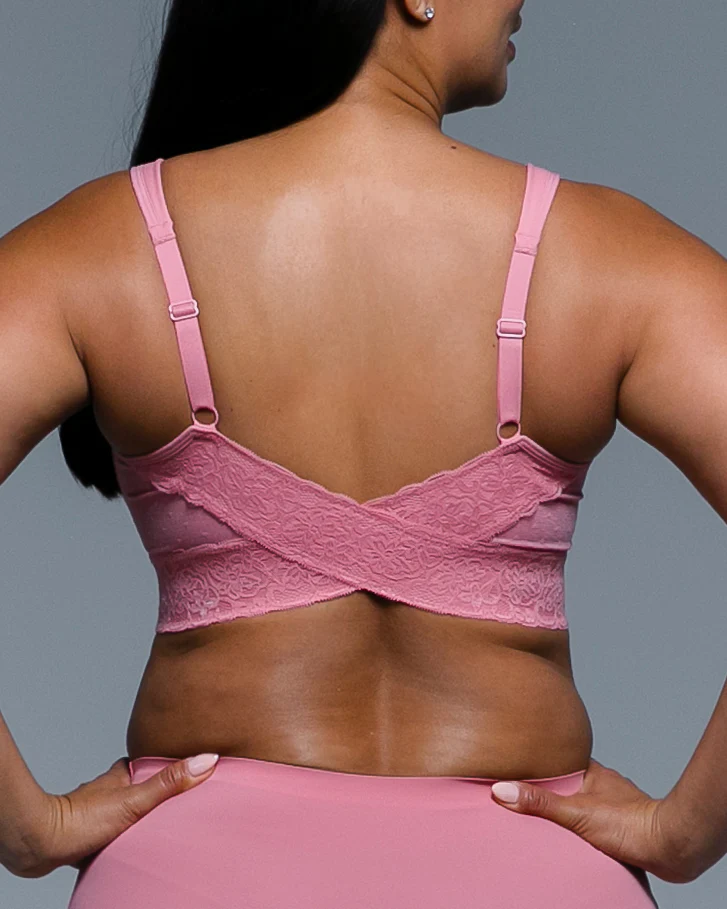 Molded Cup Bra With Lace Trim - Image 3