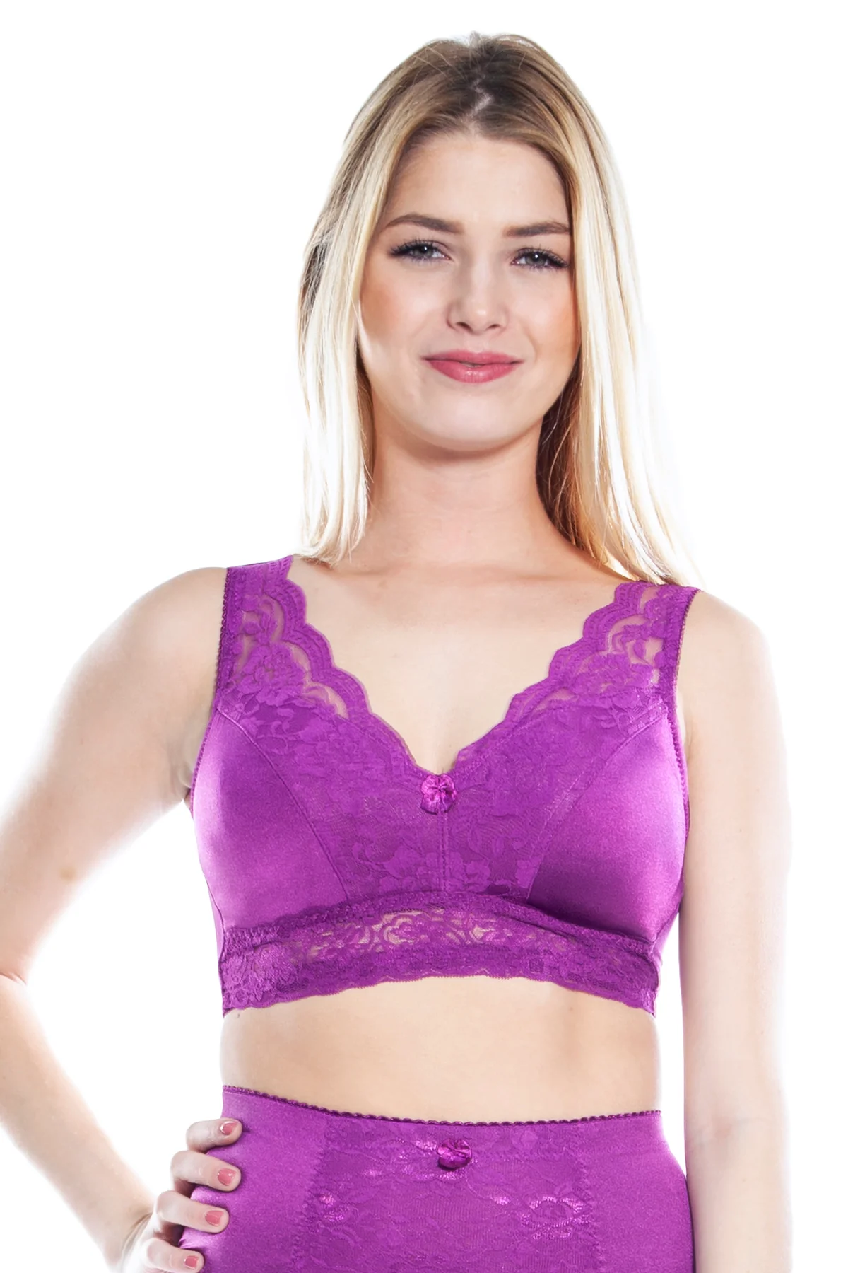 Pin Up Girl Lace Leisure Bra w/Pads - Image 30